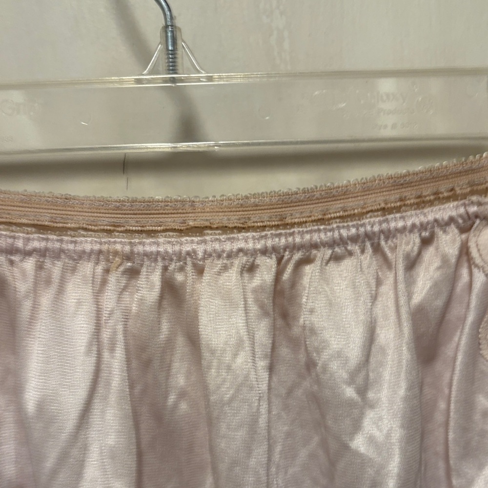 Vintage JC Penny Elegant Lace Trim Satin Slip Skirt 16 to 18 - Picture 4 of 6